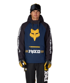 MENS FOX RACING WATERPROOF HOODY - FOX NAVY COLORBLOCK
