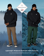 MENS WINDSTOPPER® PULLOVER HOODY - BLACK
