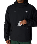 MENS WINDSTOPPER® PULLOVER HOODY - BLACK