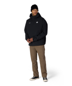 MENS WINDSTOPPER® PULLOVER HOODY - BLACK