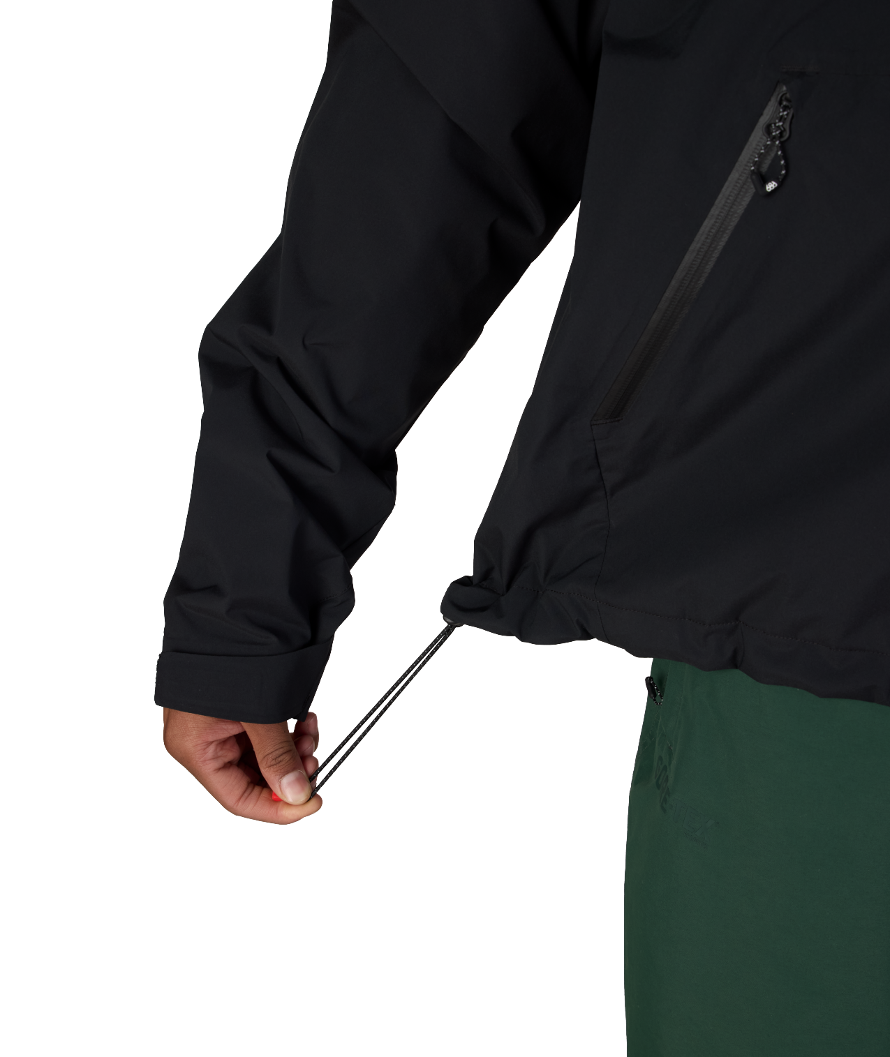 MENS WINDSTOPPER® PULLOVER HOODY - BLACK