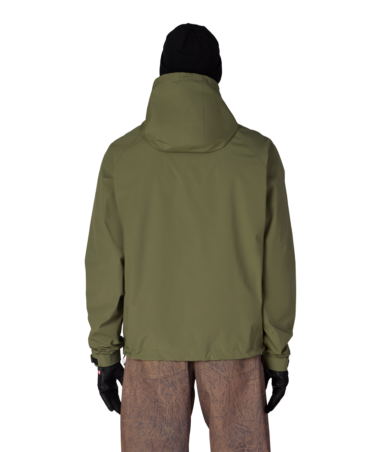 MENS WINDSTOPPER® PULLOVER HOODY - FATIGUE GREEN