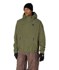 MENS WINDSTOPPER® PULLOVER HOODY - FATIGUE GREEN