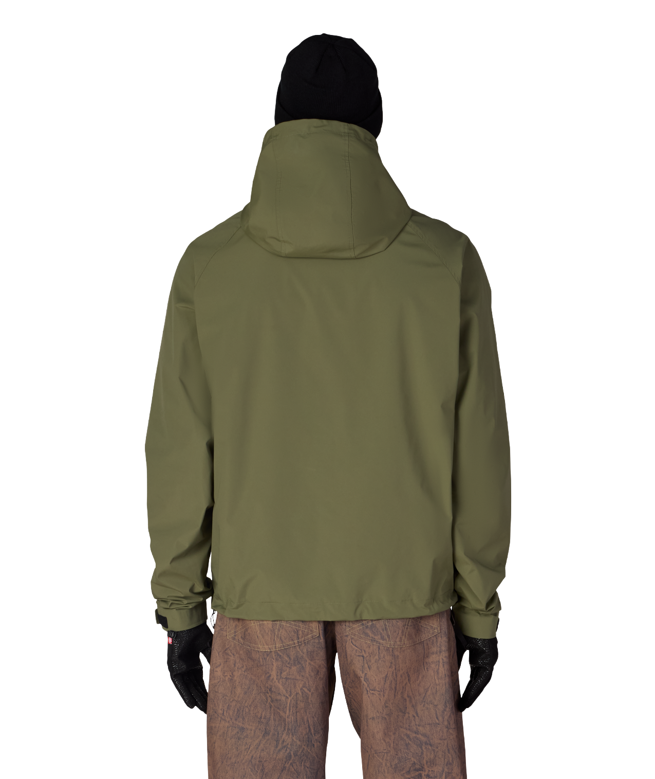 MENS WINDSTOPPER® PULLOVER HOODY - FATIGUE GREEN