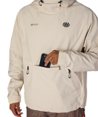 MENS WINDSTOPPER® PULLOVER HOODY - LIMESTONE
