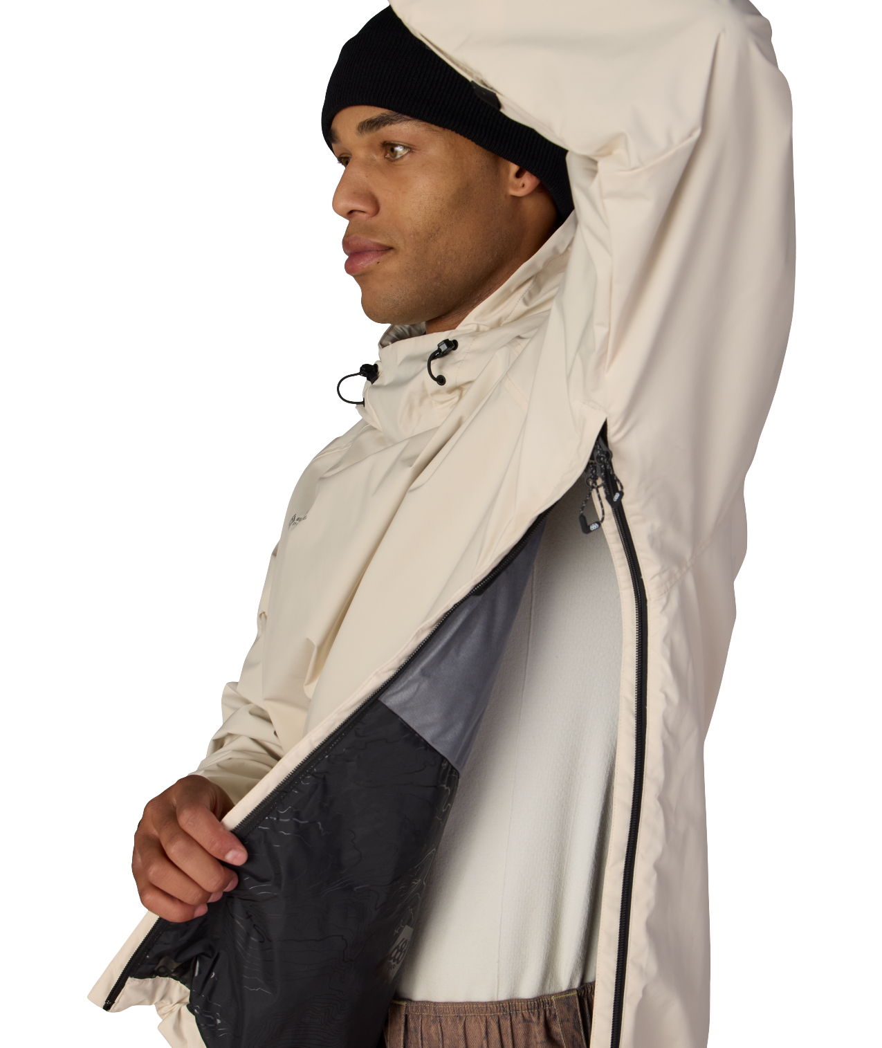 MENS WINDSTOPPER® PULLOVER HOODY - LIMESTONE
