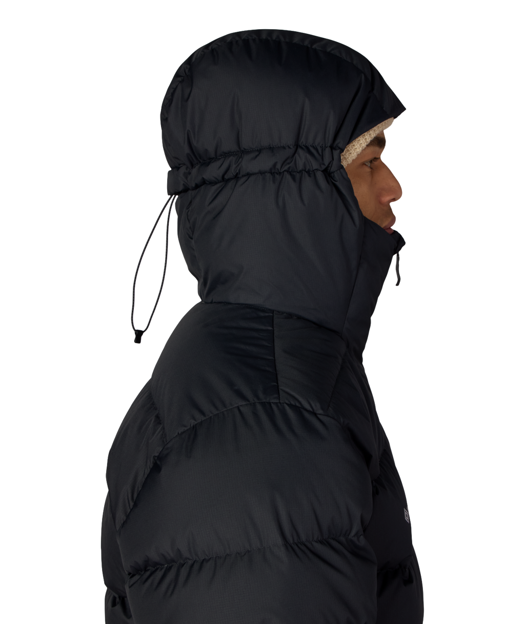 MENS WINDSTOPPER® PYRO™ DOWN PUFFER JACKET - BLACK