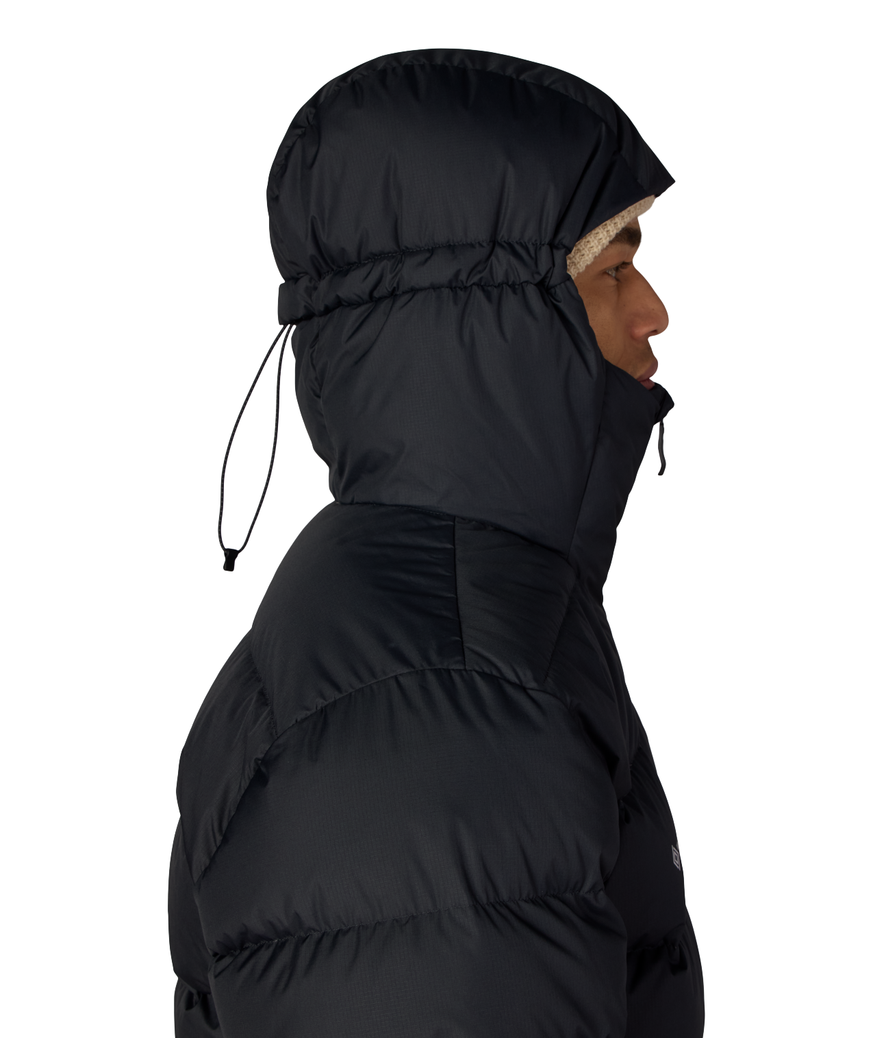 MENS WINDSTOPPER® PYRO™ DOWN PUFFER JACKET - BLACK