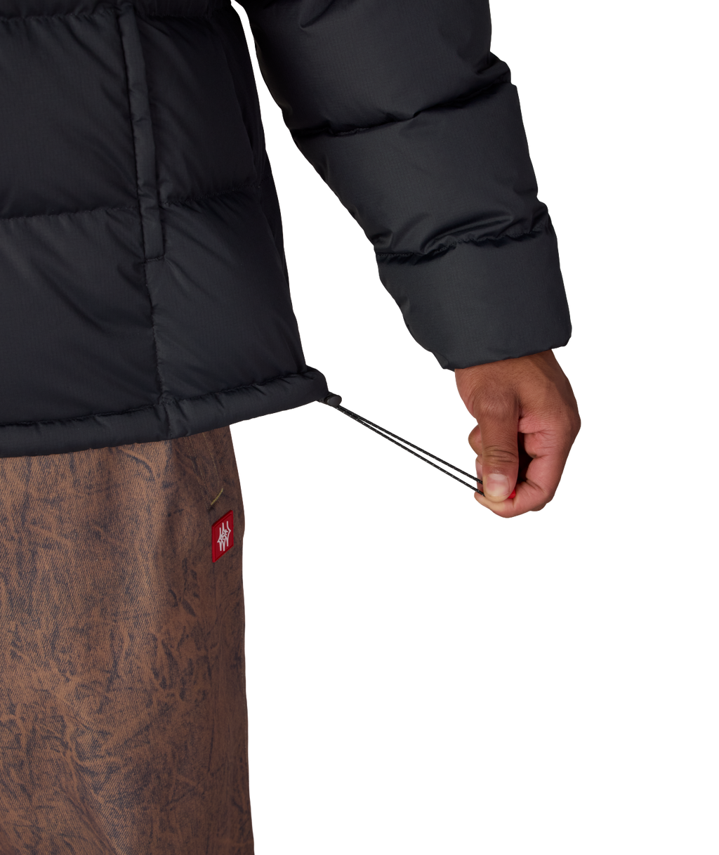MENS WINDSTOPPER® PYRO™ DOWN PUFFER JACKET - BLACK
