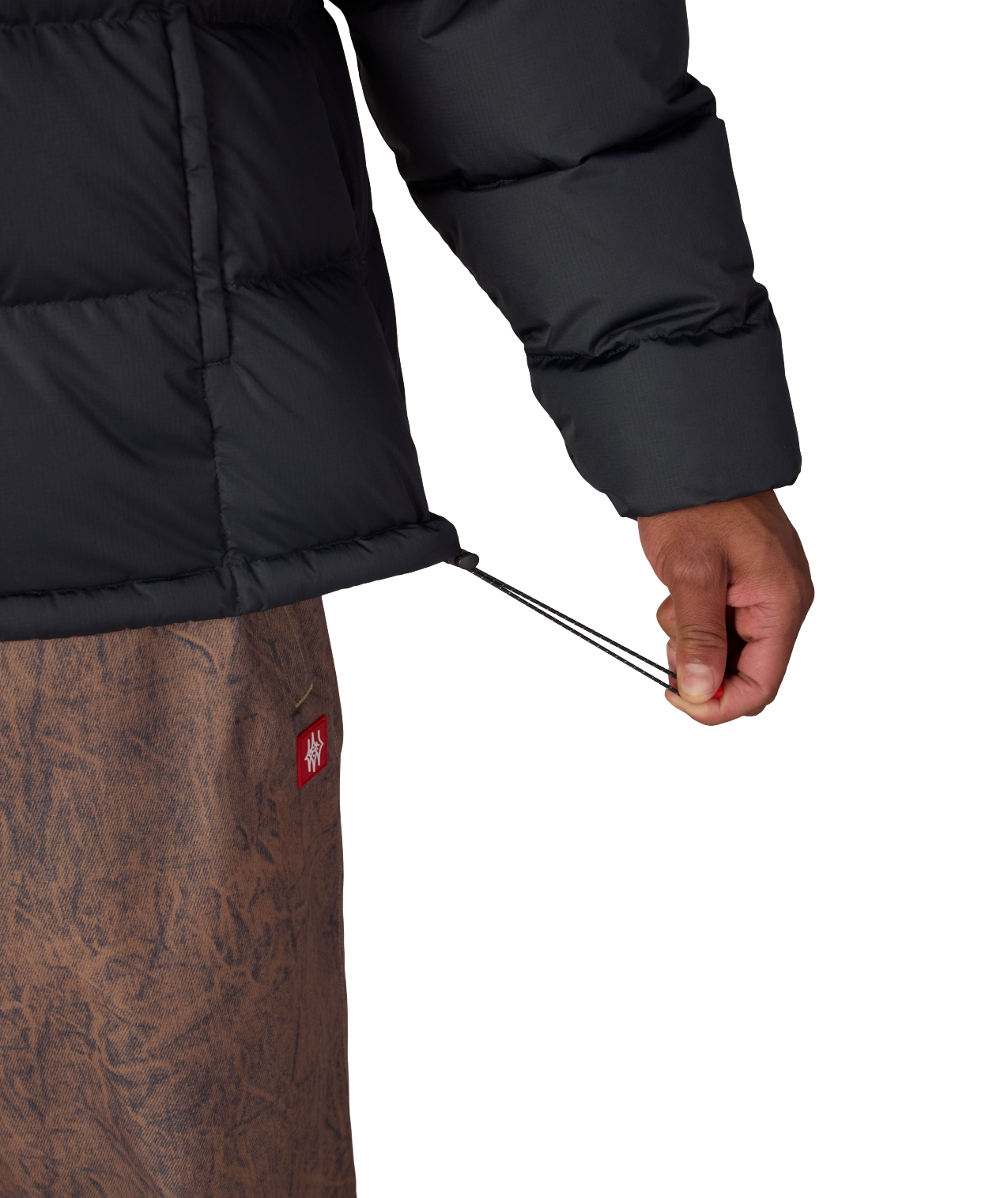 MENS WINDSTOPPER® PYRO™ DOWN PUFFER JACKET - BLACK
