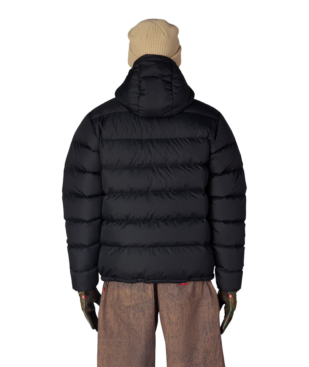 MENS WINDSTOPPER® PYRO™ DOWN PUFFER JACKET - BLACK