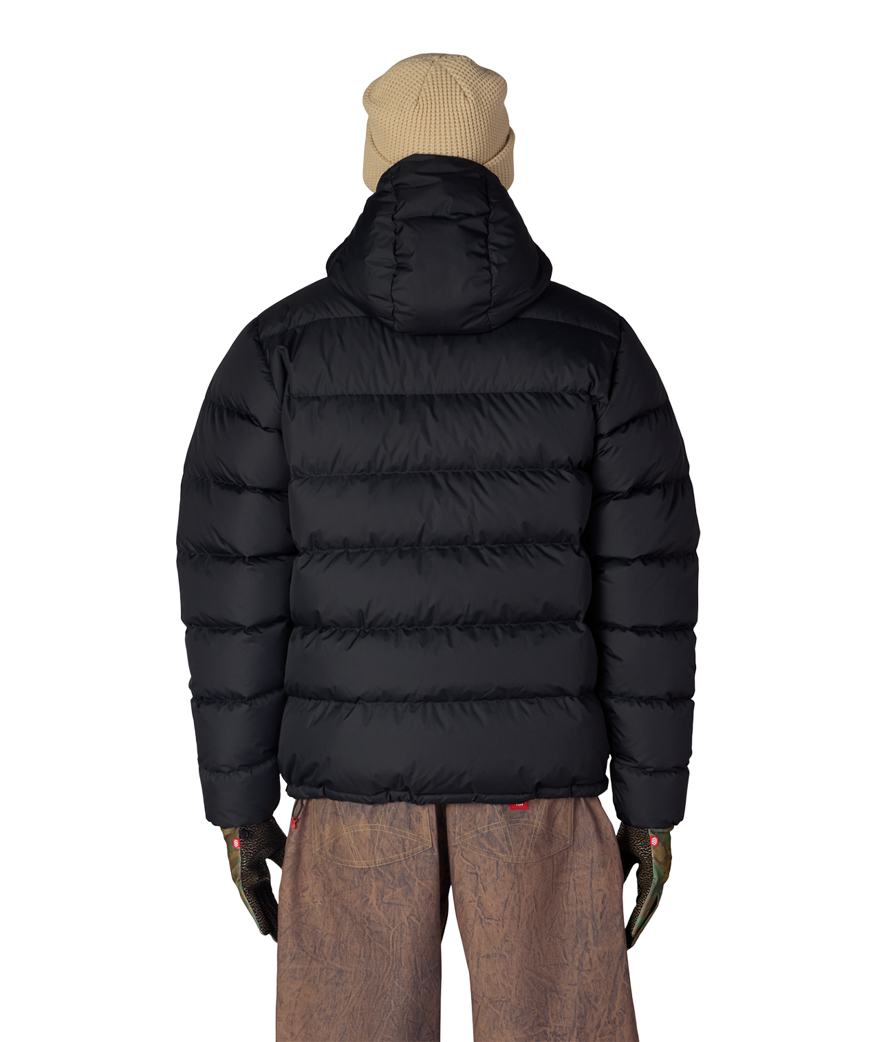 MENS WINDSTOPPER® PYRO™ DOWN PUFFER JACKET - BLACK