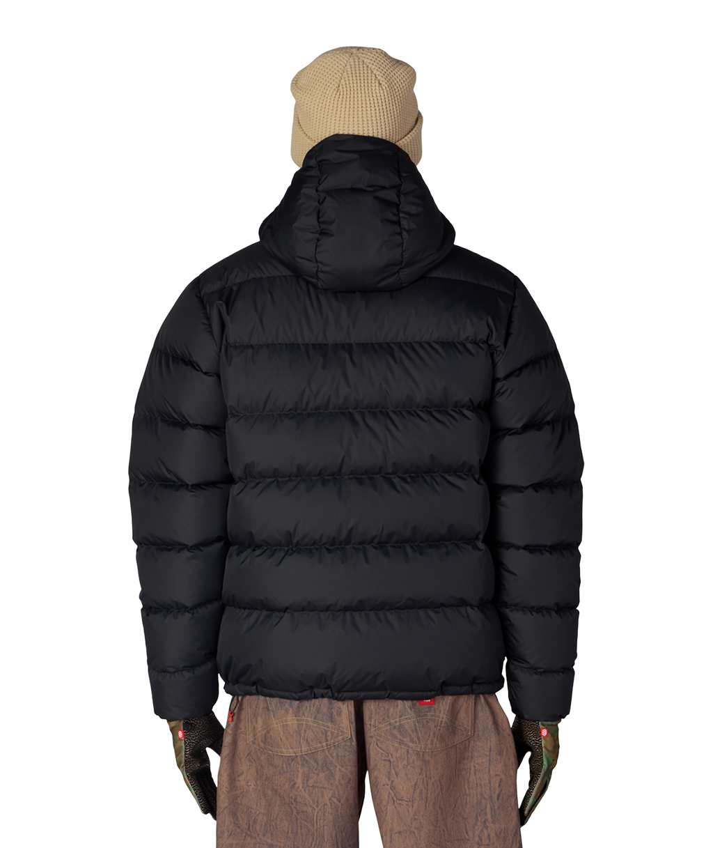 MENS WINDSTOPPER® PYRO™ DOWN PUFFER JACKET - BLACK