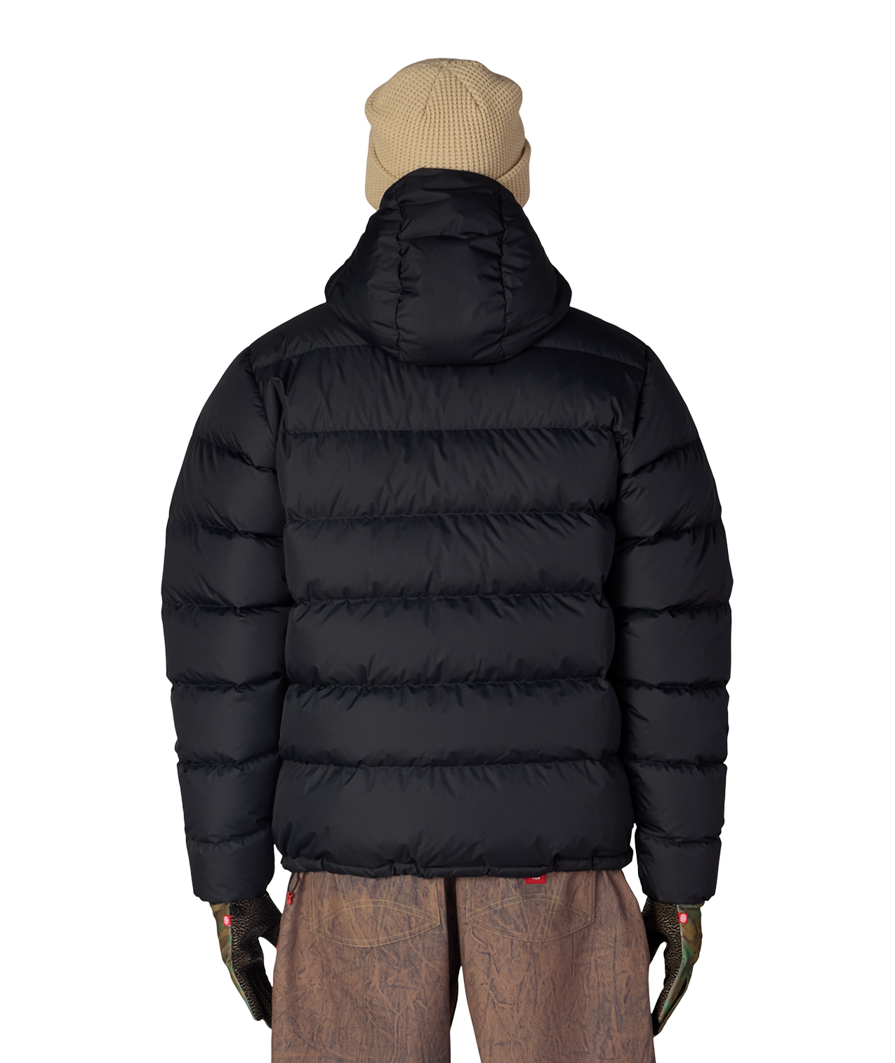 MENS WINDSTOPPER® PYRO™ DOWN PUFFER JACKET - BLACK