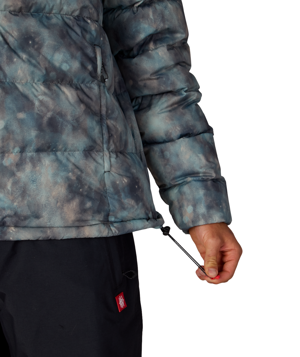 MENS WINDSTOPPER® PYRO™ DOWN PUFFER JACKET - CHARCOAL PATINA