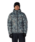 MENS WINDSTOPPER® PYRO™ DOWN PUFFER JACKET - CHARCOAL PATINA