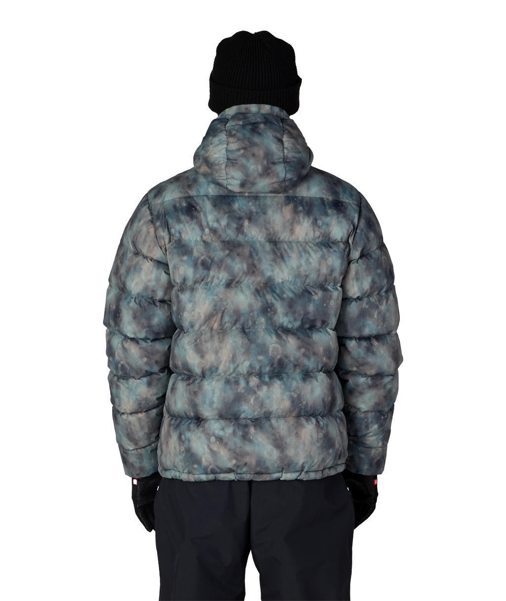 MENS WINDSTOPPER® PYRO™ DOWN PUFFER JACKET - CHARCOAL PATINA