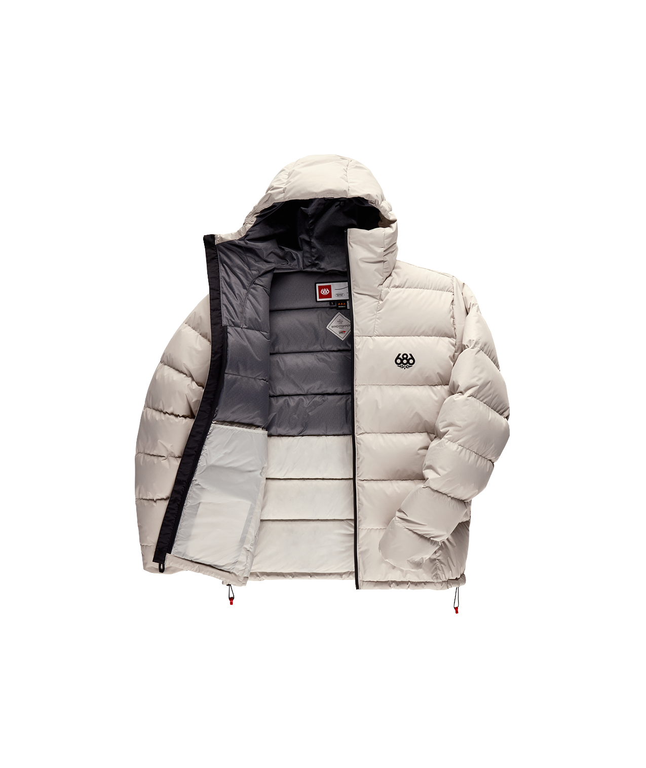 MENS WINDSTOPPER® PYRO™ DOWN PUFFER JACKET - LIMESTONE