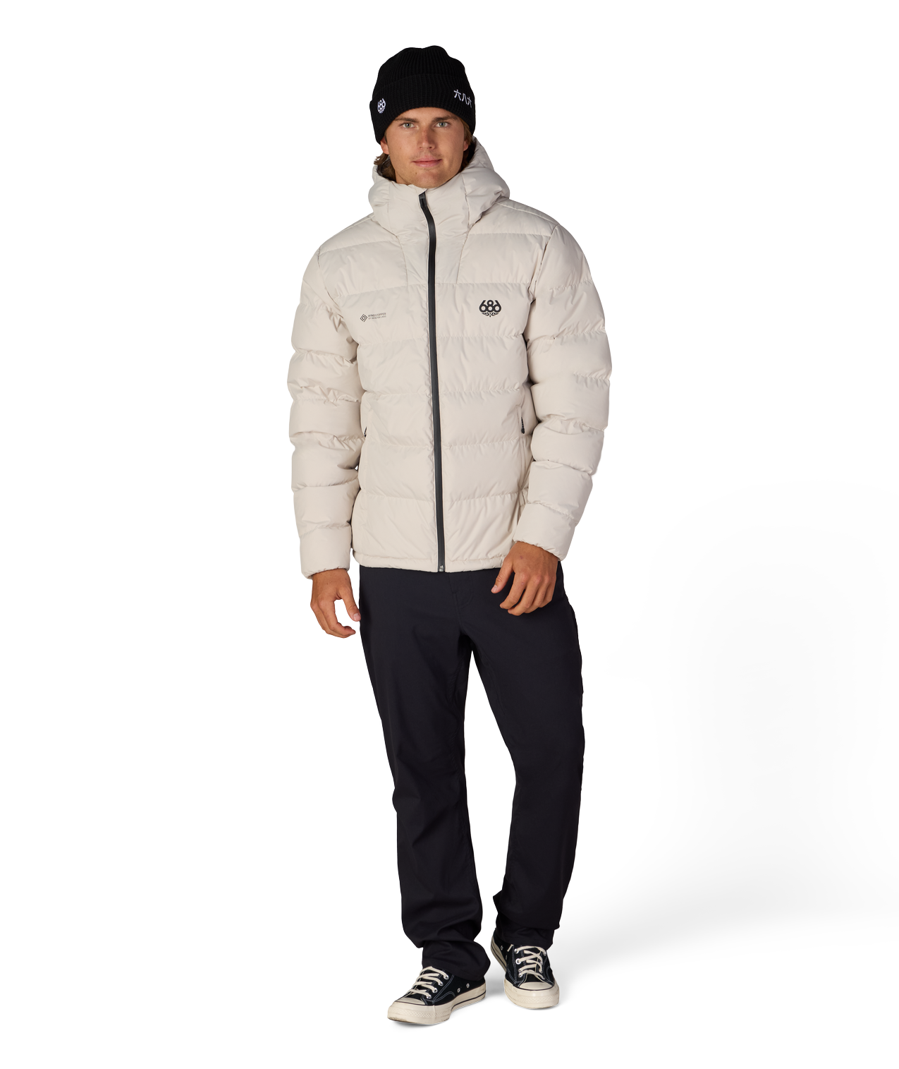 MENS WINDSTOPPER® PYRO™ DOWN PUFFER JACKET - LIMESTONE
