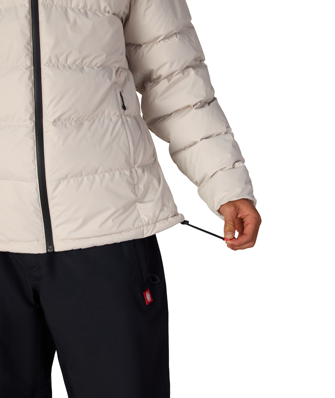 MENS WINDSTOPPER® PYRO™ DOWN PUFFER JACKET - LIMESTONE
