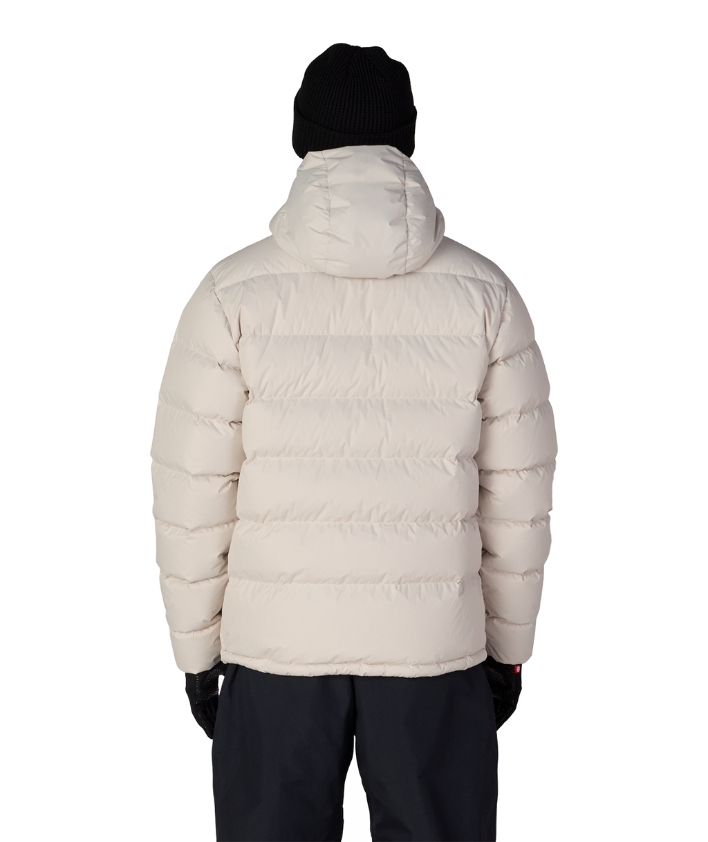 MENS WINDSTOPPER® PYRO™ DOWN PUFFER JACKET - LIMESTONE