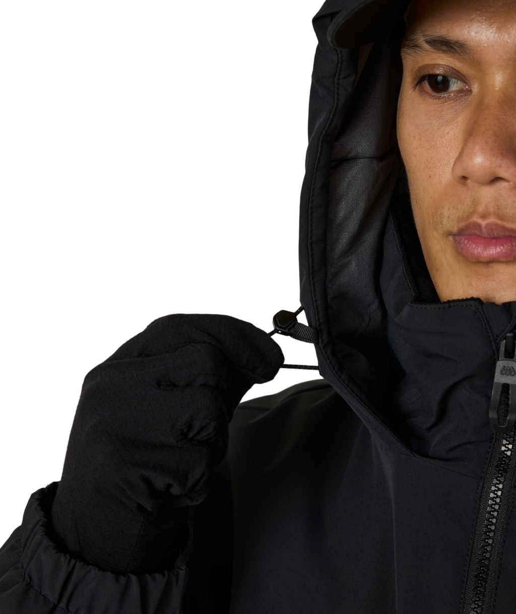 MENS WINDSTOPPER® GUIDELINE INSULATED JACKET - BLACK