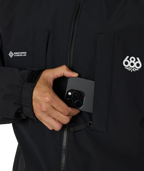 MENS WINDSTOPPER® GUIDELINE INSULATED JACKET - BLACK