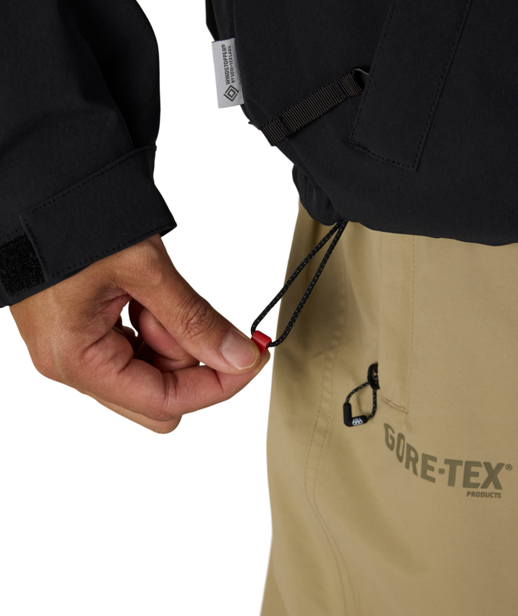 MENS WINDSTOPPER® GUIDELINE INSULATED JACKET - BLACK