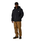 MENS WINDSTOPPER® GUIDELINE INSULATED JACKET - BLACK