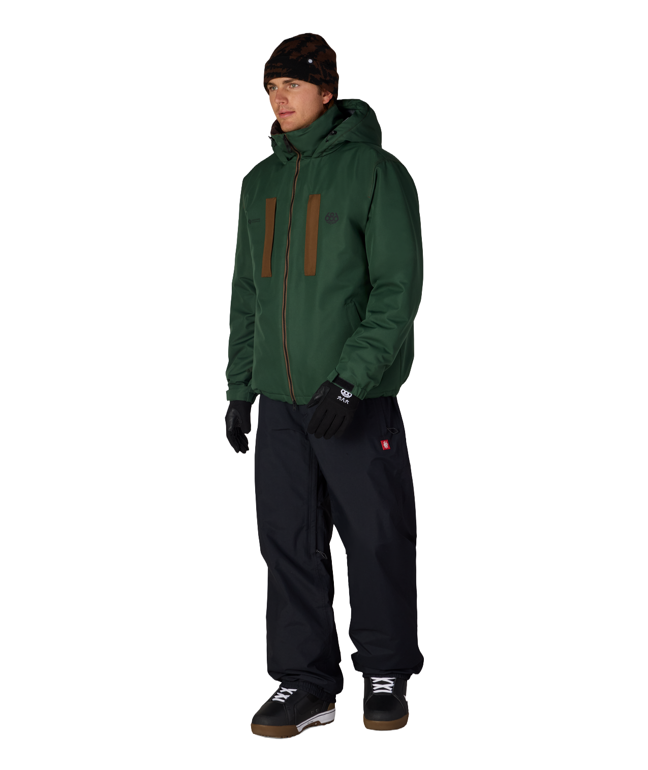 MENS WINDSTOPPER® GUIDELINE INSULATED JACKET - MOSS GREEN