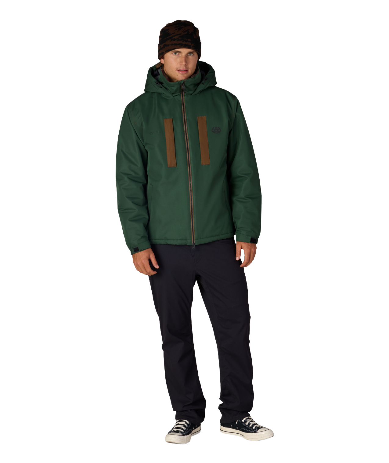 MENS WINDSTOPPER® GUIDELINE INSULATED JACKET - MOSS GREEN