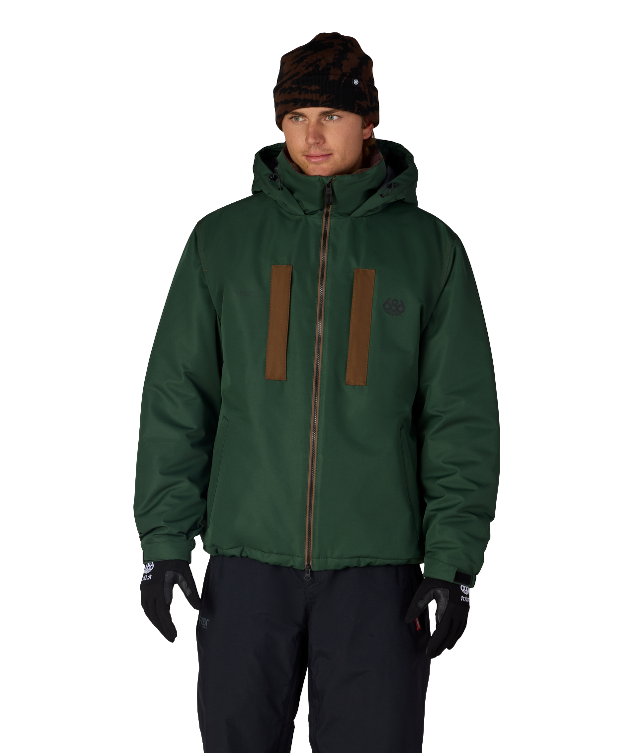 MENS WINDSTOPPER® GUIDELINE INSULATED JACKET - MOSS GREEN