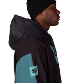 MENS FOX RACING WATERPROOF TEAM HOODY - FOX PALE FIRN