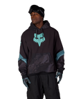 MENS FOX RACING WATERPROOF TEAM HOODY - FOX PALE FIRN