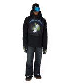 MENS METALLICA WATERPROOF HOODY - METALLICA BLACK
