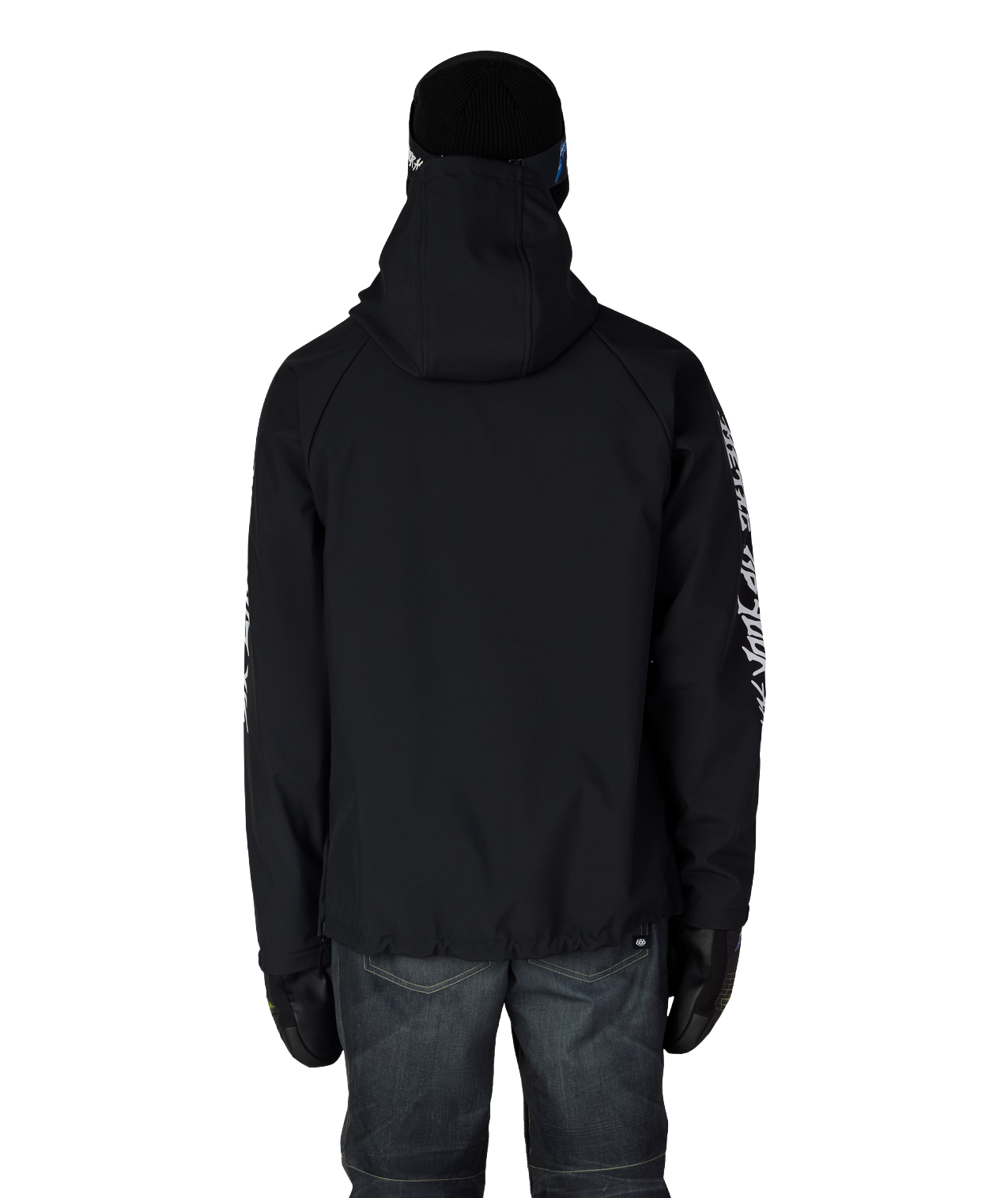 MENS METALLICA WATERPROOF HOODY - METALLICA BLACK