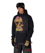 MENS METALLICA WATERPROOF HOODY - METALLICA BLACK PUSHEAD
