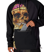 MENS METALLICA WATERPROOF HOODY - METALLICA BLACK PUSHEAD