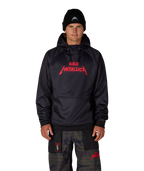 MENS METALLICA BONDED FLEECE PULLOVER HOODY - METALLICA BLACK