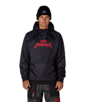 MENS METALLICA BONDED FLEECE PULLOVER HOODY - METALLICA BLACK