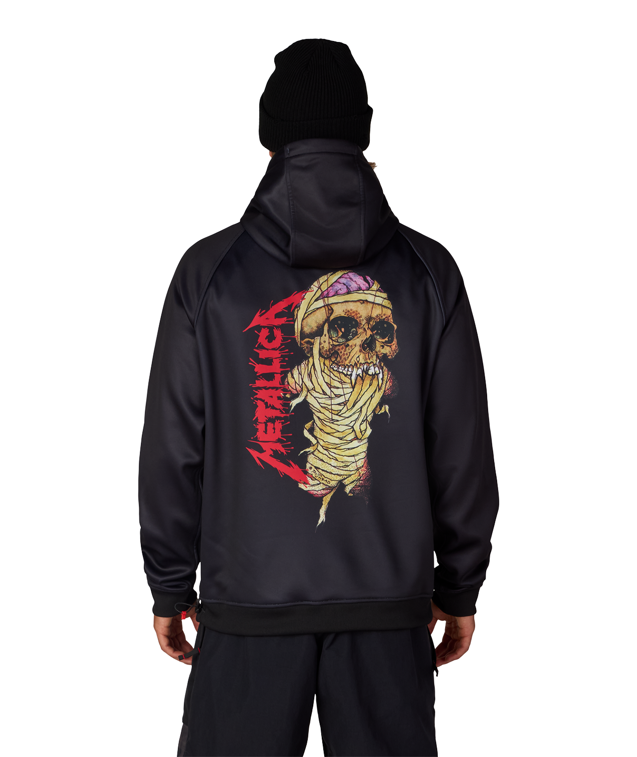 MENS METALLICA BONDED FLEECE PULLOVER HOODY - METALLICA BLACK