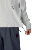 WOMENS WATERPROOF TEAM CROP HOODY - LIMESTONE