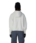 WOMENS WATERPROOF TEAM CROP HOODY - LIMESTONE