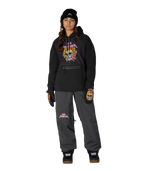 WOMENS METALLICA WATERPROOF HOODY - METALLICA BLACK
