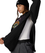 WOMENS METALLICA WATERPROOF HOODY - METALLICA BLACK