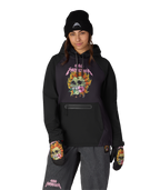 WOMENS METALLICA WATERPROOF HOODY - METALLICA BLACK