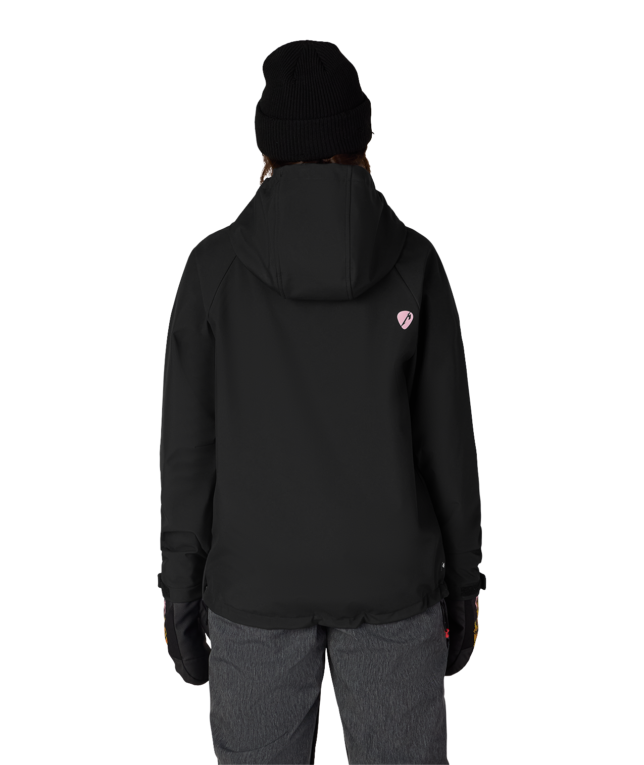 WOMENS METALLICA WATERPROOF HOODY - METALLICA BLACK