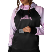 WOMENS METALLICA BONDED FLEECE PULLOVER HOODY - METALLICA BLACK