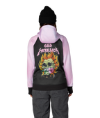 WOMENS METALLICA BONDED FLEECE PULLOVER HOODY - METALLICA BLACK