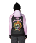 WOMENS METALLICA BONDED FLEECE PULLOVER HOODY - METALLICA BLACK